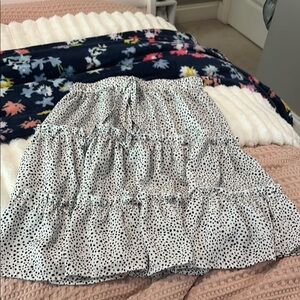 Polka Dot Ruffle Skirt